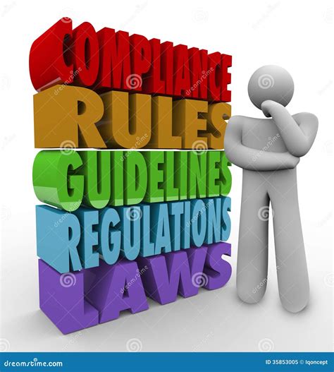 compliance with laws and regulations.